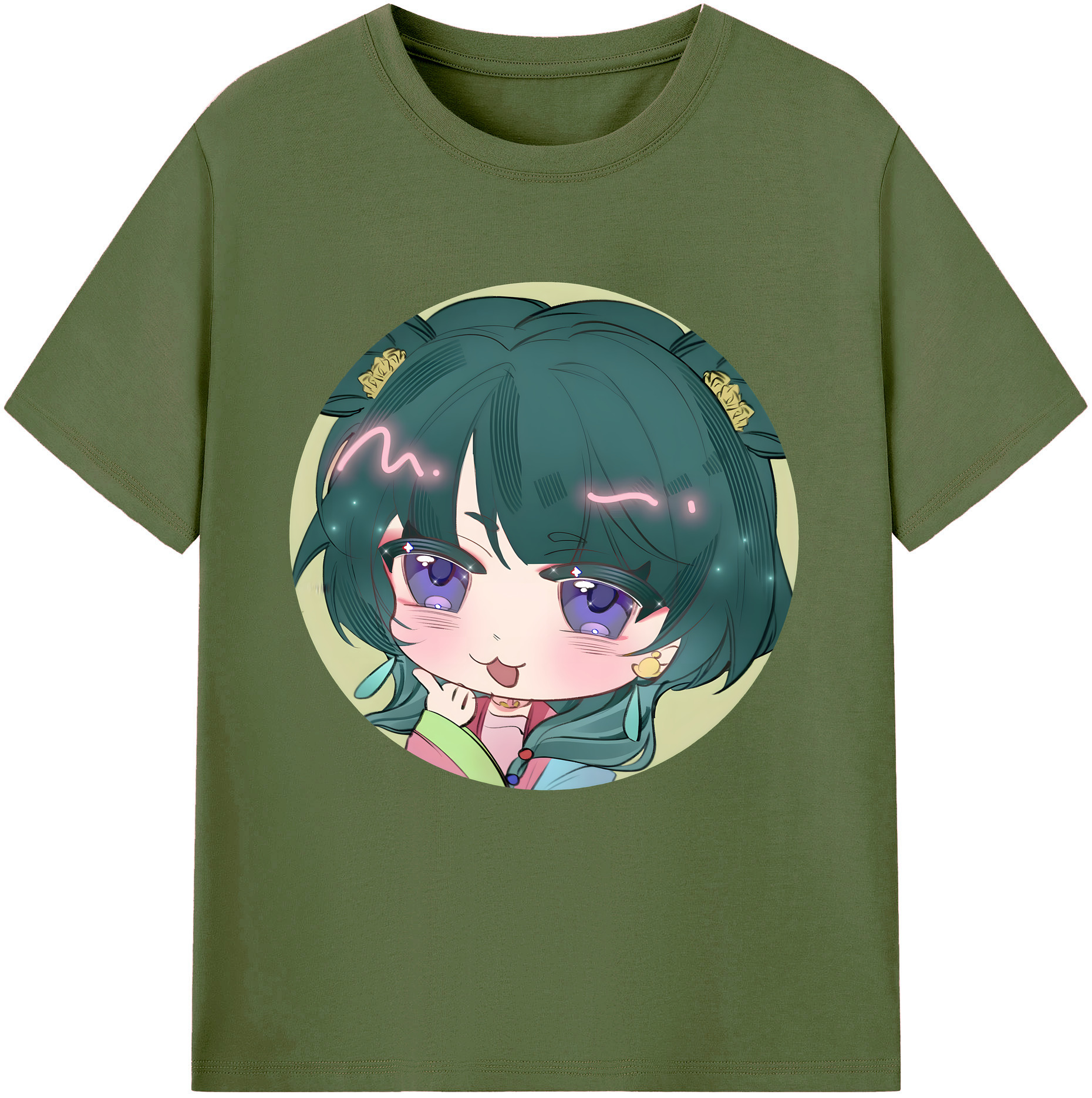 （画像用） 薬屋のひとりごと The Apothecary Diaries 綿100％半袖Tシャツ（フロントプリント）